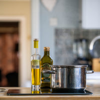 CSP Countryside Greetings Worktop Protector | Chopping Board | Food Platter – Featuring an Ancient beech tree line track by Charles Sainsbury-Plaice