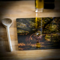 CSP Countryside Greetings Worktop Saver | Food Platter – Featuring T Y Canol Ancient Oak Wood