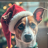 Jack Russell christmas Card– A5 Countryside Dog Greeting