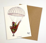 Bryn Parry Shooting Greeting Card – Just Dropping In