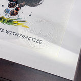 Art print with a visible 'Thelwell' logo and text on a white background