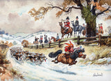 Hunting themed cartoon christmas card by Thelwell