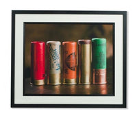 Old Shotgun Cartridges signed open edition print by Charles Sainsbury-Plaice.