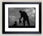 Shooting limited edition print. The Picker Up by Charles Sainsbury-Plaice