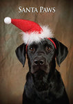 Labrador Dog Christmas Card by Charles Sainsbury-Plaice. Large A5 size with envelope.