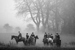 Fox hunting greeting card. Goodnight by Charles Sainsbury-Plaice