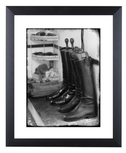 Hunting limited edition print. Huntsman's Boots by Charles Sainsbury-Plaice
