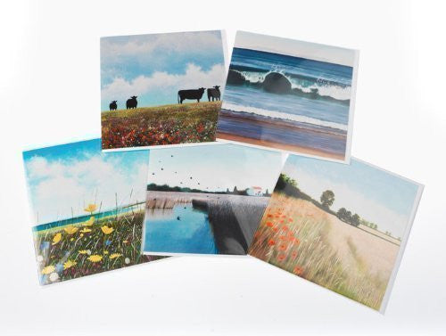 Landscapes greeting card pack by Heather Blanchard.
