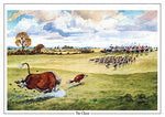 Horse and Hunting Greeting Card "The Chase" by Norman Thelwell
