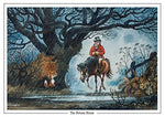 Horse, Fox and Hunting Greeting Card "The Return Home" by Norman Thelwell