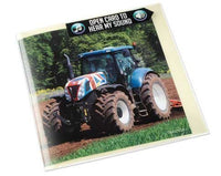 Tractor greeting card with engine sound inside