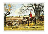 Cartoon hunting, horse and hound. The Master of Foxhounds by Norman Thelwell.