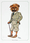 Impression de chien en édition limitée. Norfolk Terrier par Bryn Parry