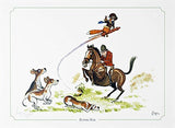 Horse and hunting print signed limited edition. Flying Fox by Bryn Parry. Available framed or mounted only