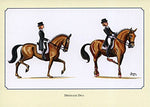 Horse riding notecards by Bryn Parry. Dressage Diva