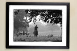 Hunting, horse and hound limited edition framed print. Autumn Hunting by Charles Sainsbury-Plaice