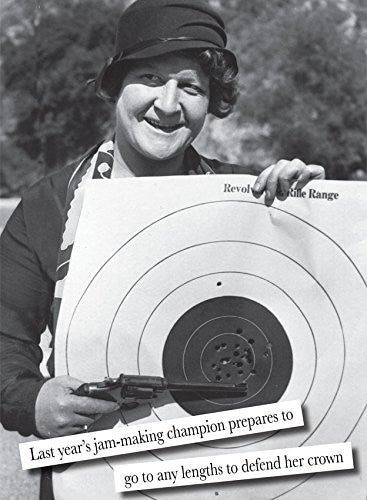 Funny Vintage Humour Greeting Card. Target Shooting.