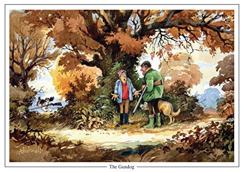 Shooting greeting card. The Gundog by Thelwell