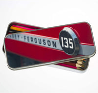 Massey Ferguson 135 Vintage Tractor Pencil Tin with 12 Colouring Pencils