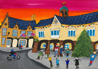 Cotswolds Greeting Card. Tetbury by AK Skipsey