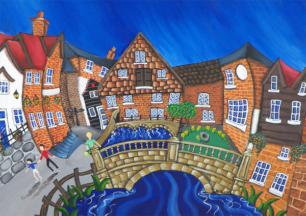 Winchester greeting card. City Mill by Amanda Skipsey