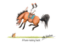 A Hare-raising hack cartoon greeting card by Alex Underdown