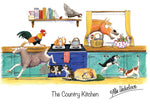 Farm and Pet greeting card "The Country Kitchen" by Alex Underdown.