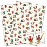 Pheasant christmas Wrapping Paper