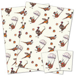 Pheasant Shooting gift wrap wrapping paper