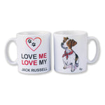 Jack Russell Terrier Mug by Bryn Parry