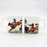 1 x Bone China Horse Racing Mug. National Hunt Racing