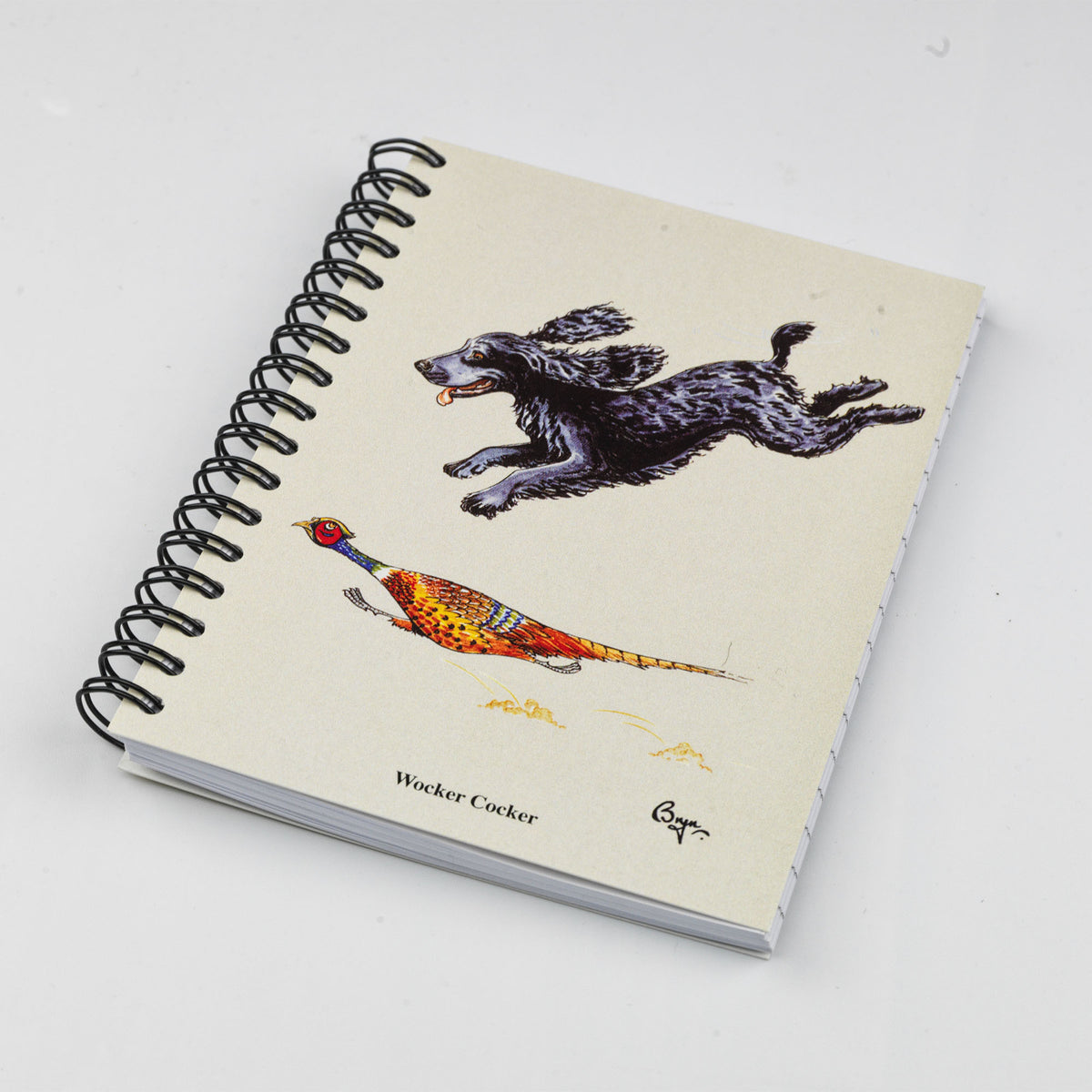 Cocker Spaniel Notebook Cocker Spaniel cartoon dog themed A6 lined notebook. Wocker Cocker by ...