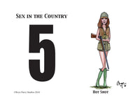 Shoot Peg Markers. Sex in the Country by Bryn Parry