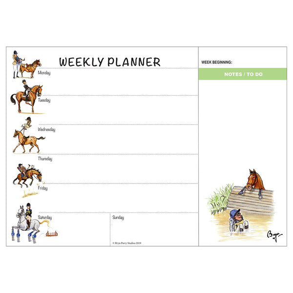 Horse and Pony Weekly Planner by Bryn Parry