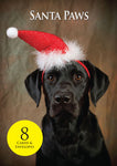8 Labrador Christmas Cards & envelopes by Charles Sainsbury-Plaice
