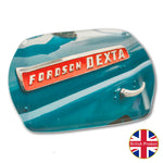 Fordson Dexta Tractor Badge Medium Melamine Serving Tray by Charles Sainsbury-Plaice
