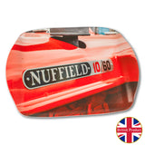 Nuffield Tractor Badge Medium Melamine Serving Tray by Charles Sainsbury-Plaice