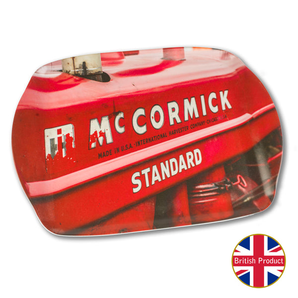 McCormick International Tractor Badge Medium Melamine Serving Tray by Charles Sainsbury-Plaice