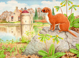 Weasel greeting card by David Thelwell