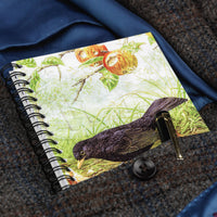 Bird themed A6 lined notebook. Blackbird by Dick Twinney