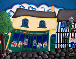 The Great Oak Bookshop, Llanidloes greeting card by Amanda Skipsey