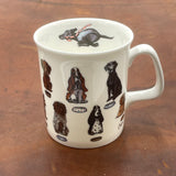 1x Bone China Dog Mug. Dogs Dinner