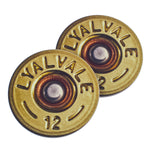 2 x Lyalvale Shotgun Cartridge Coasters. Shooting Gift