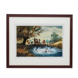 Fishing cartoon print. The Anglers Pool by Norman Thelwell