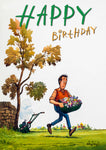 Gardening birthday card. Fresh Cuttings by Thelwell