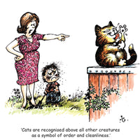 Cats Greeting Card Multipack by Thelwell
