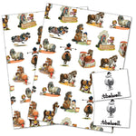 Thelwell pony wrapping paper for gifts