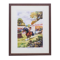Thelwell framed pony print. Official image from collection.