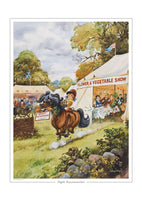 Cartoon horse or pony print. Highly Recommended by Thelwell