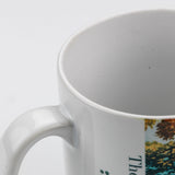 Tasse de pêche par Thelwell. Le pêcheur au coup